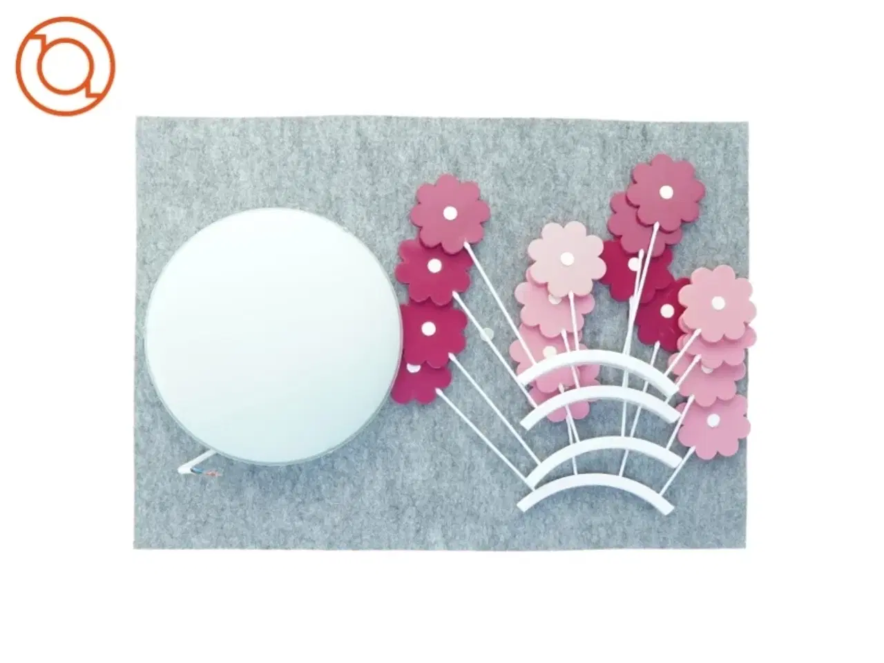 Billede 2 - Lampe med blomster