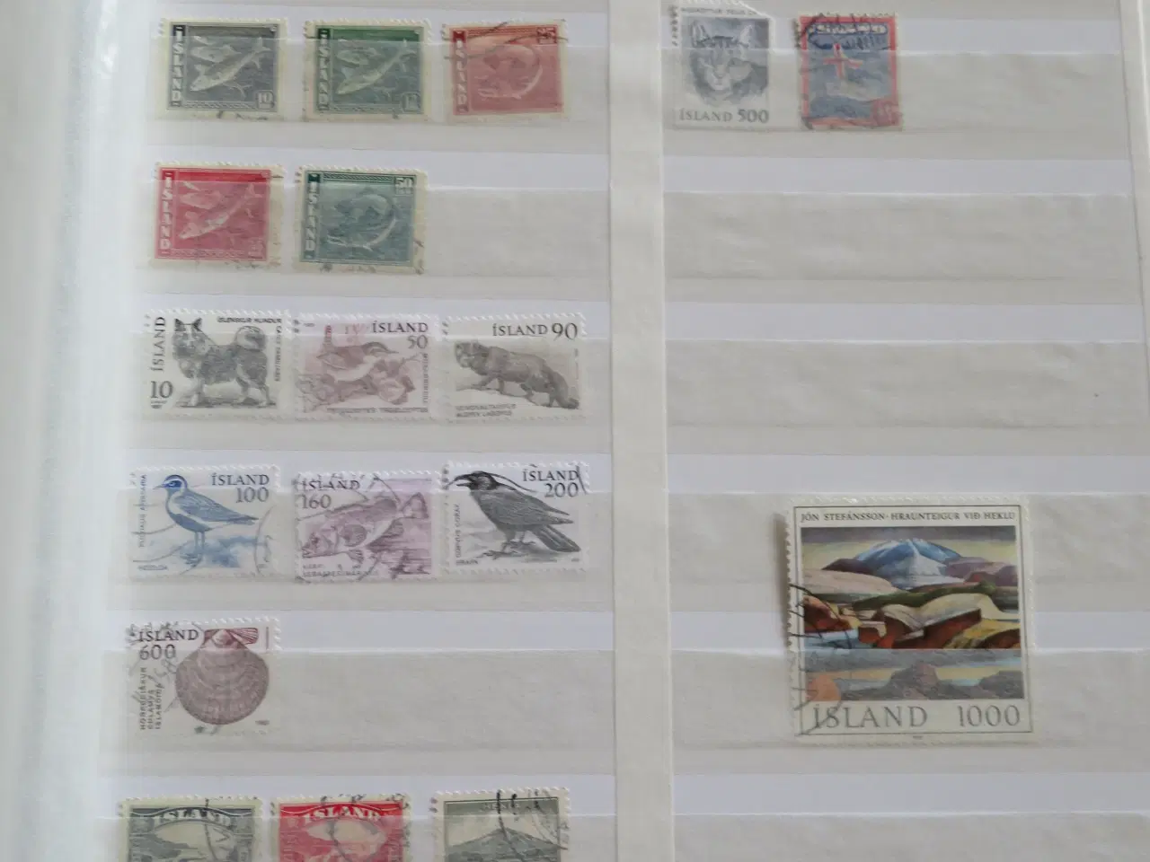 Billede 4 - Island, 142 forskellige frimærker