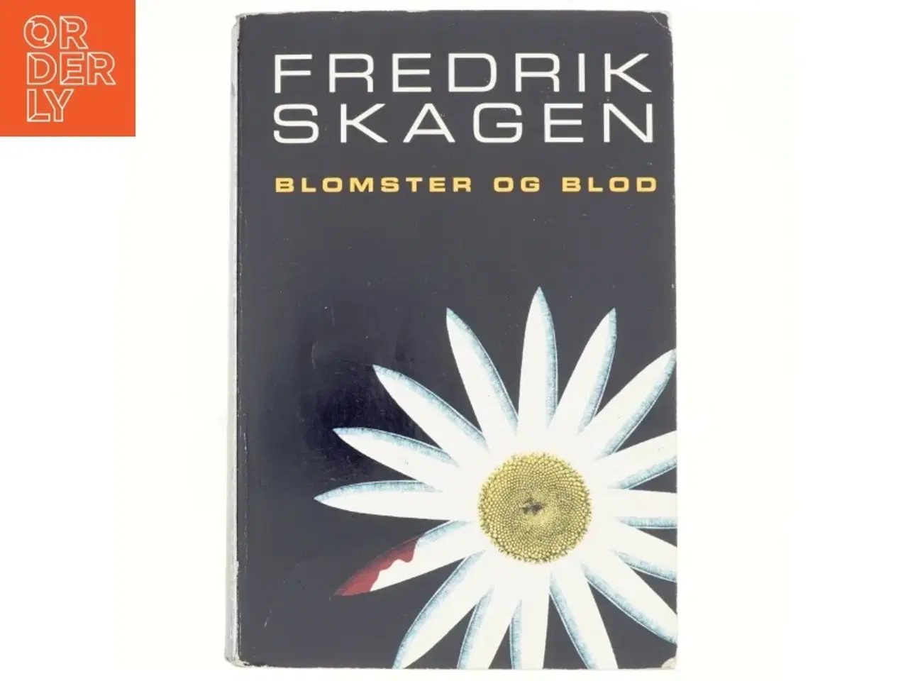 Billede 1 - Blomster og blod : roman af Fredrik Skagen (Bog)