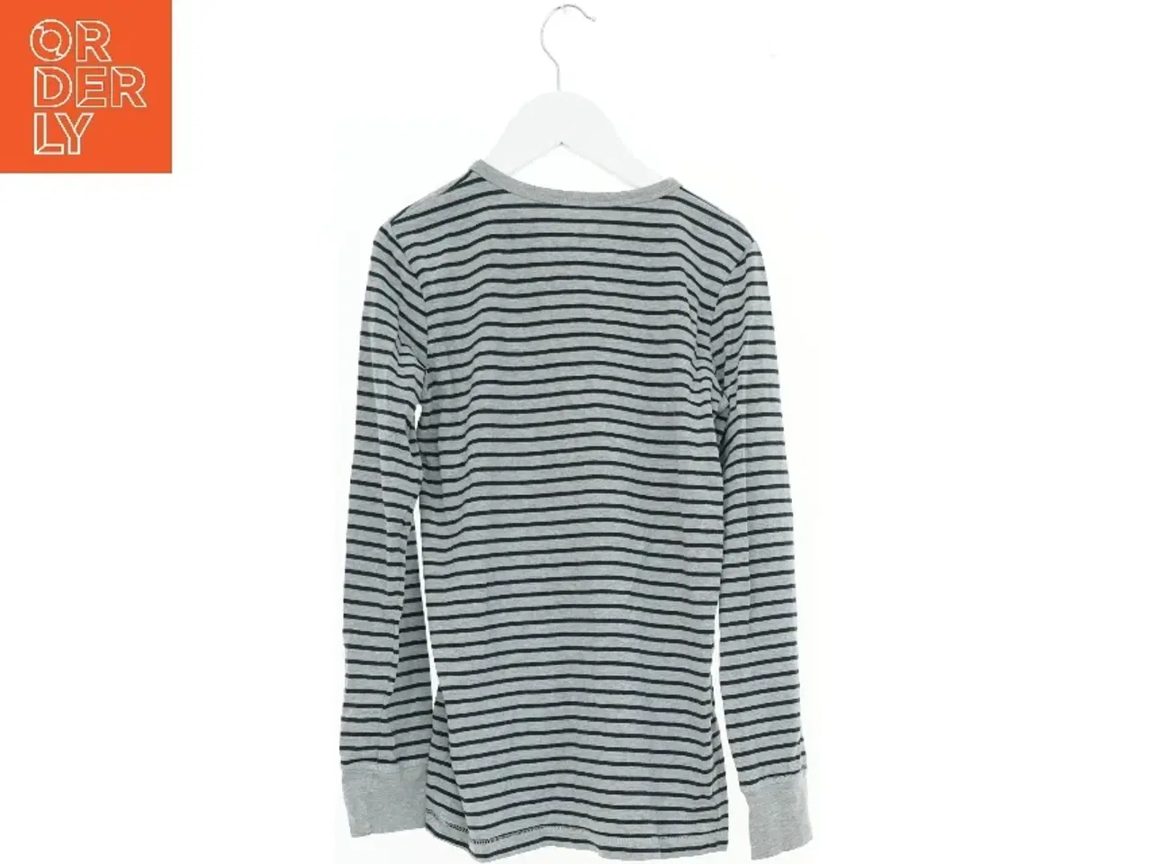Billede 2 - Langærmet stribet bluse med knapper fra Bakito (str. 152)