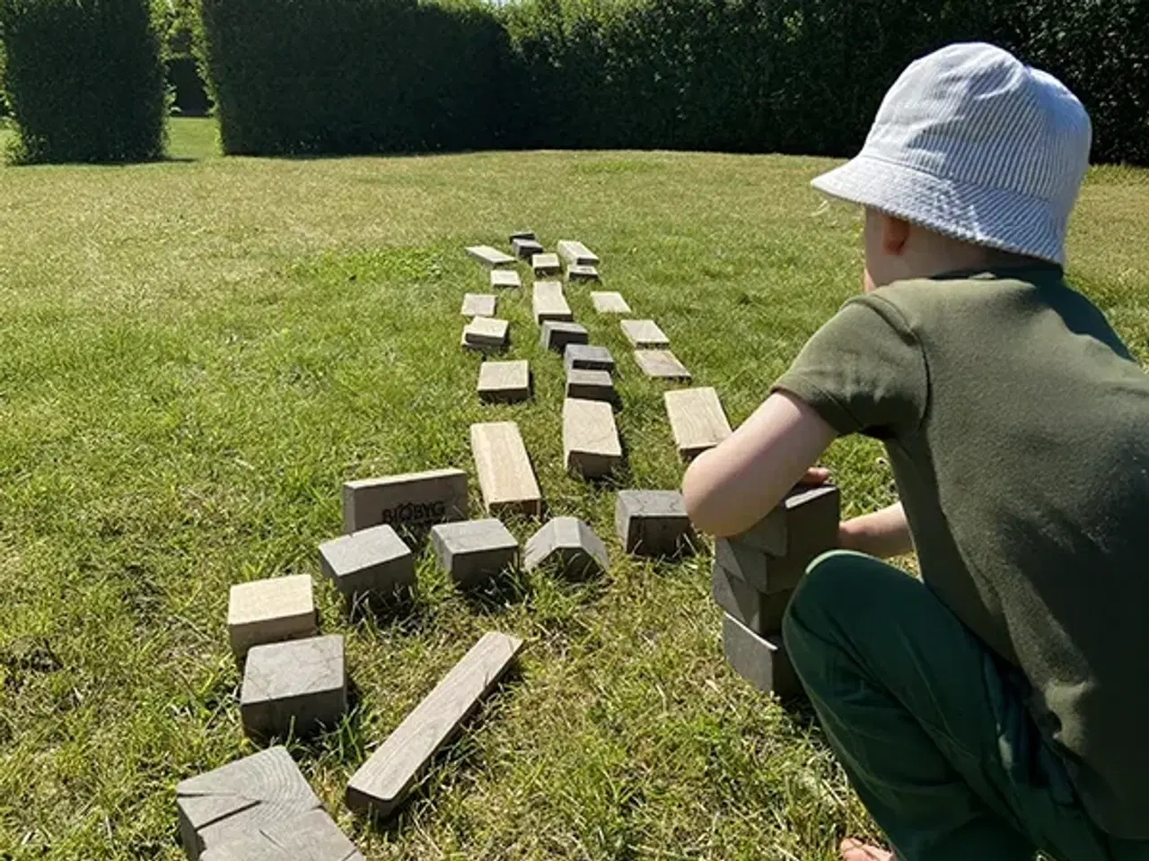 Billede 5 - Klodser til udeleg - egetræ