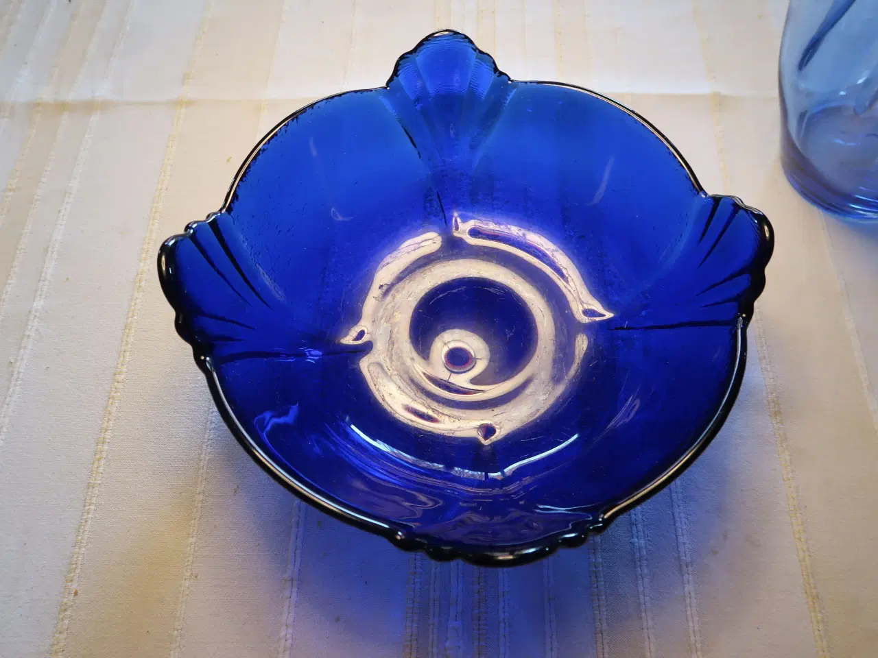 Billede 2 - Blå skål og vase