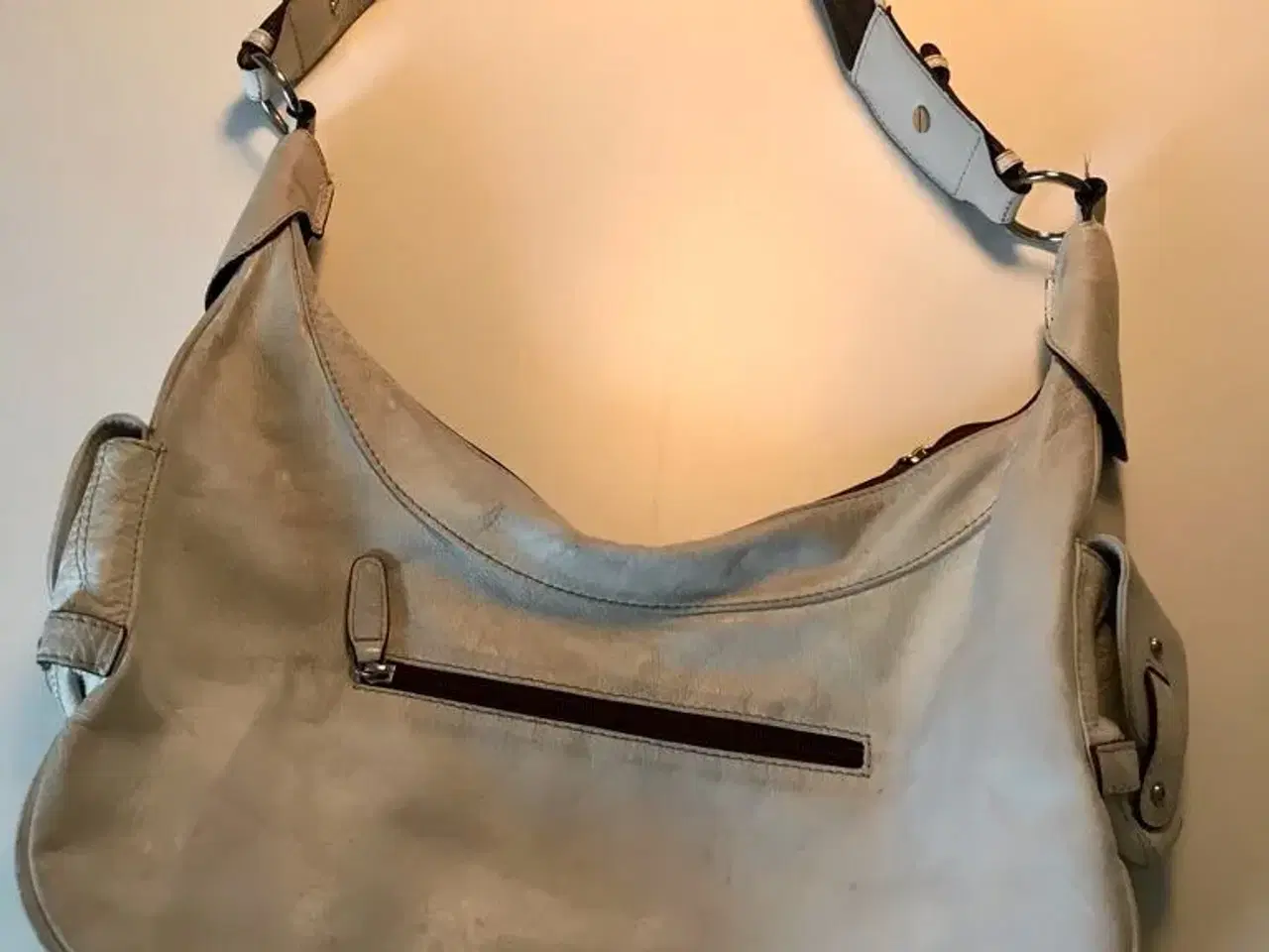 Billede 3 - Créton taske hvid med skulderrem