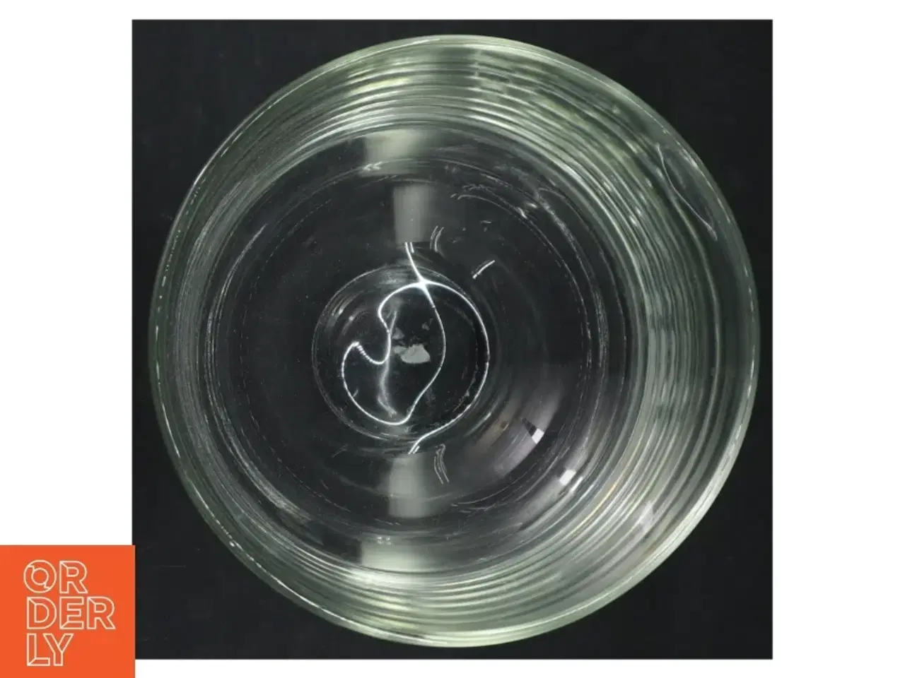 Billede 2 - Glasvase (str. H. 16,5 cm. ø. 14,5 cm)