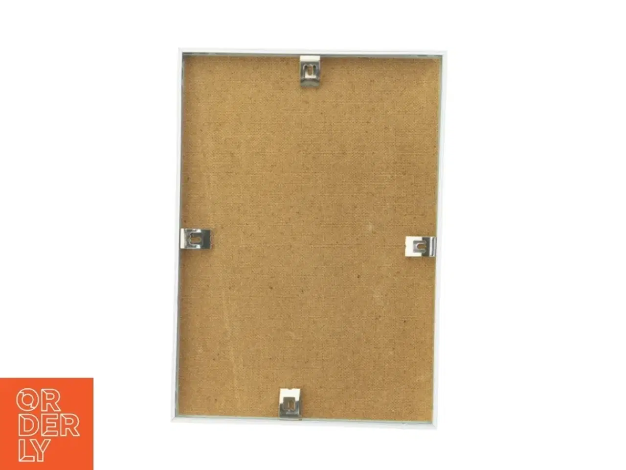 Billede 2 - Billedramme i sølvfarvet metal (str. 31x22 cm)