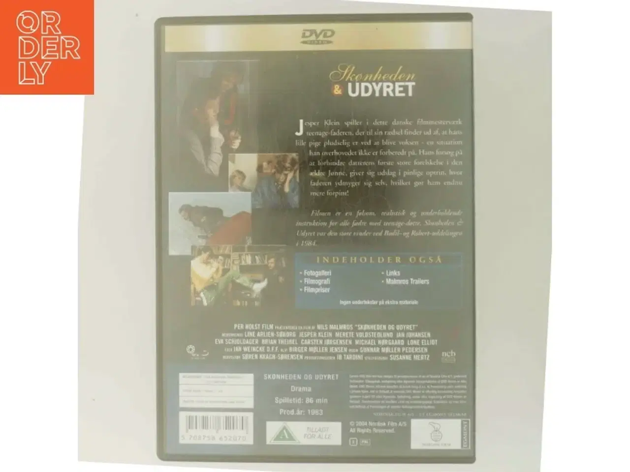 Billede 3 - Skønheden  and  Udyret (Nils Malmros) - DVD /movies /standard / DVD med Jesper Klein (DVD)