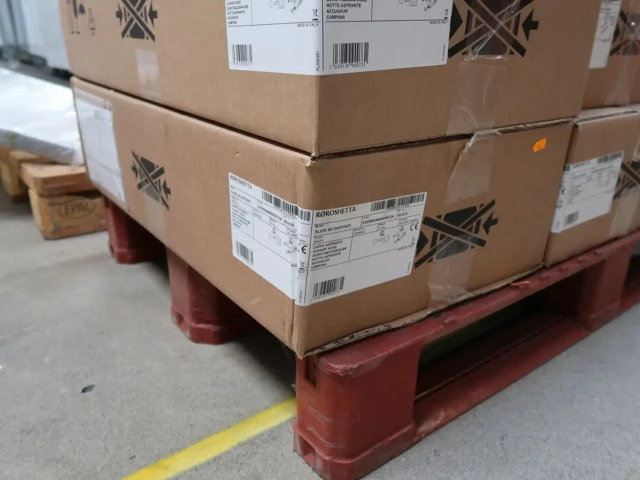 Billede 1 - Emhætte RØROSHETTA SLIDE 60 HVIT/HVIT