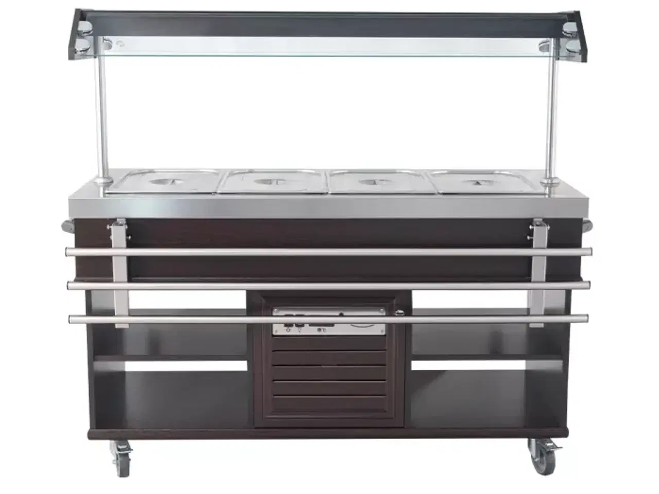 Billede 8 -  Kølebuffet GN 4/1 Mahogni – Statisk Køl & LED