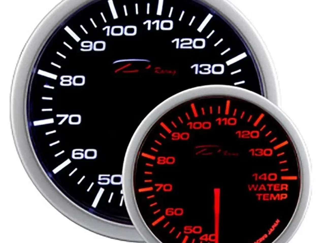 Billede 1 - Vandtemperatur-måler "smoke" 52mm