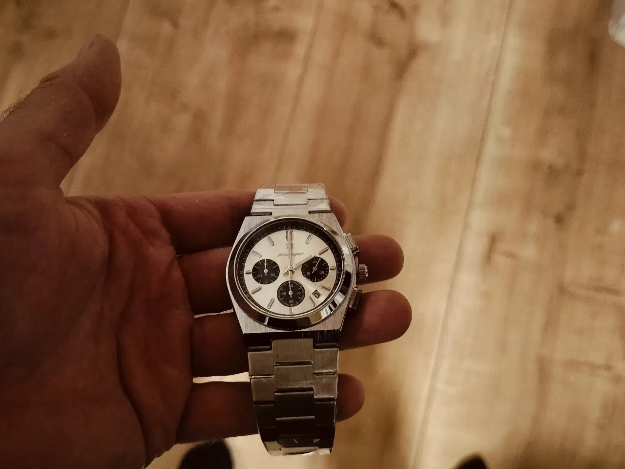 Billede 6 - Herreur med chronograf. Stål/Sort
