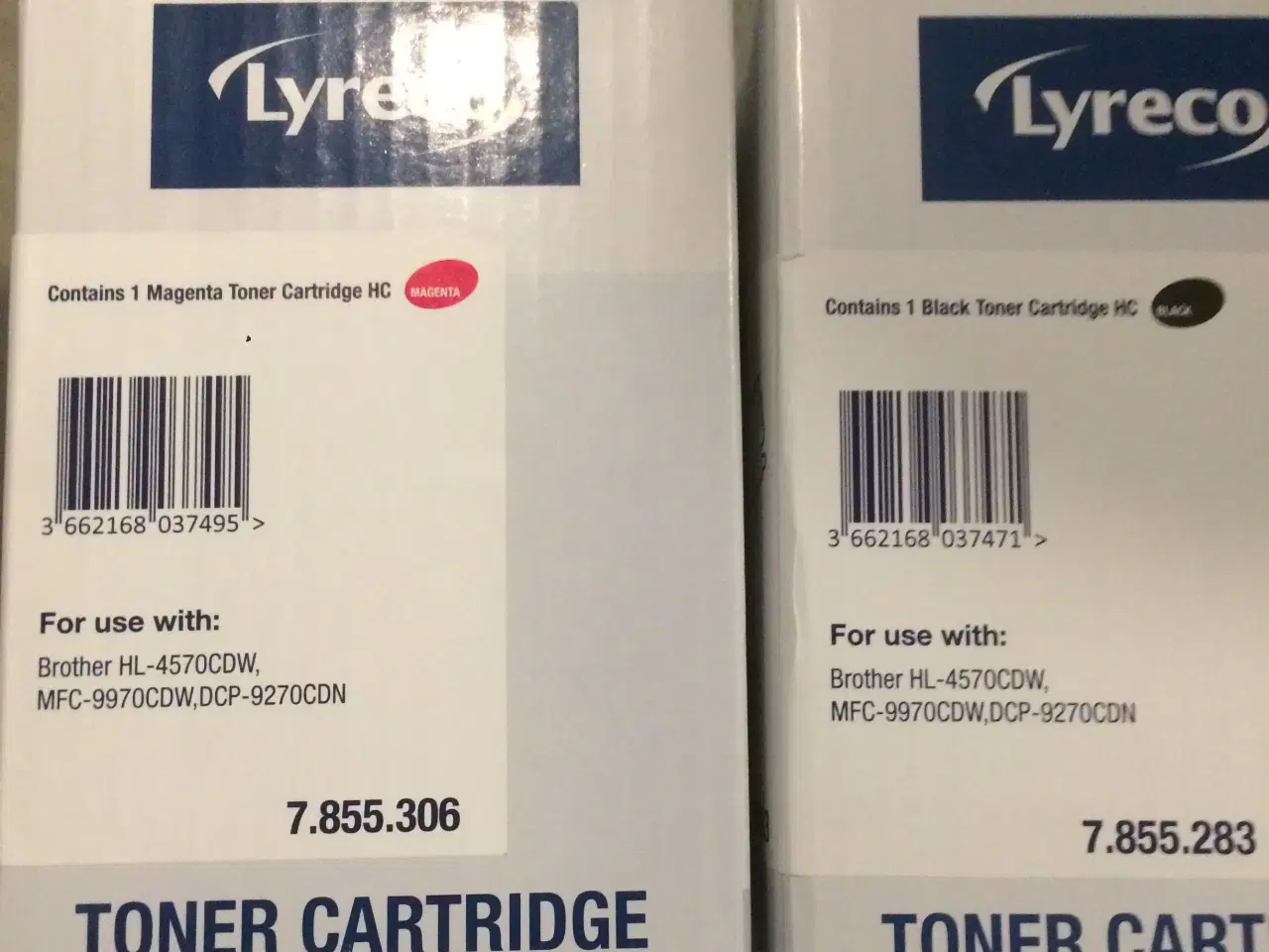 Billede 1 - Brother toner. Sort og magenta