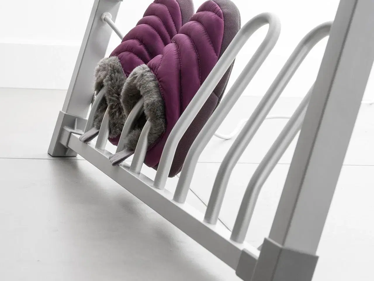 Billede 2 - Verayer sammenklappeligt elektrisk tørrestativ - 30 stænger