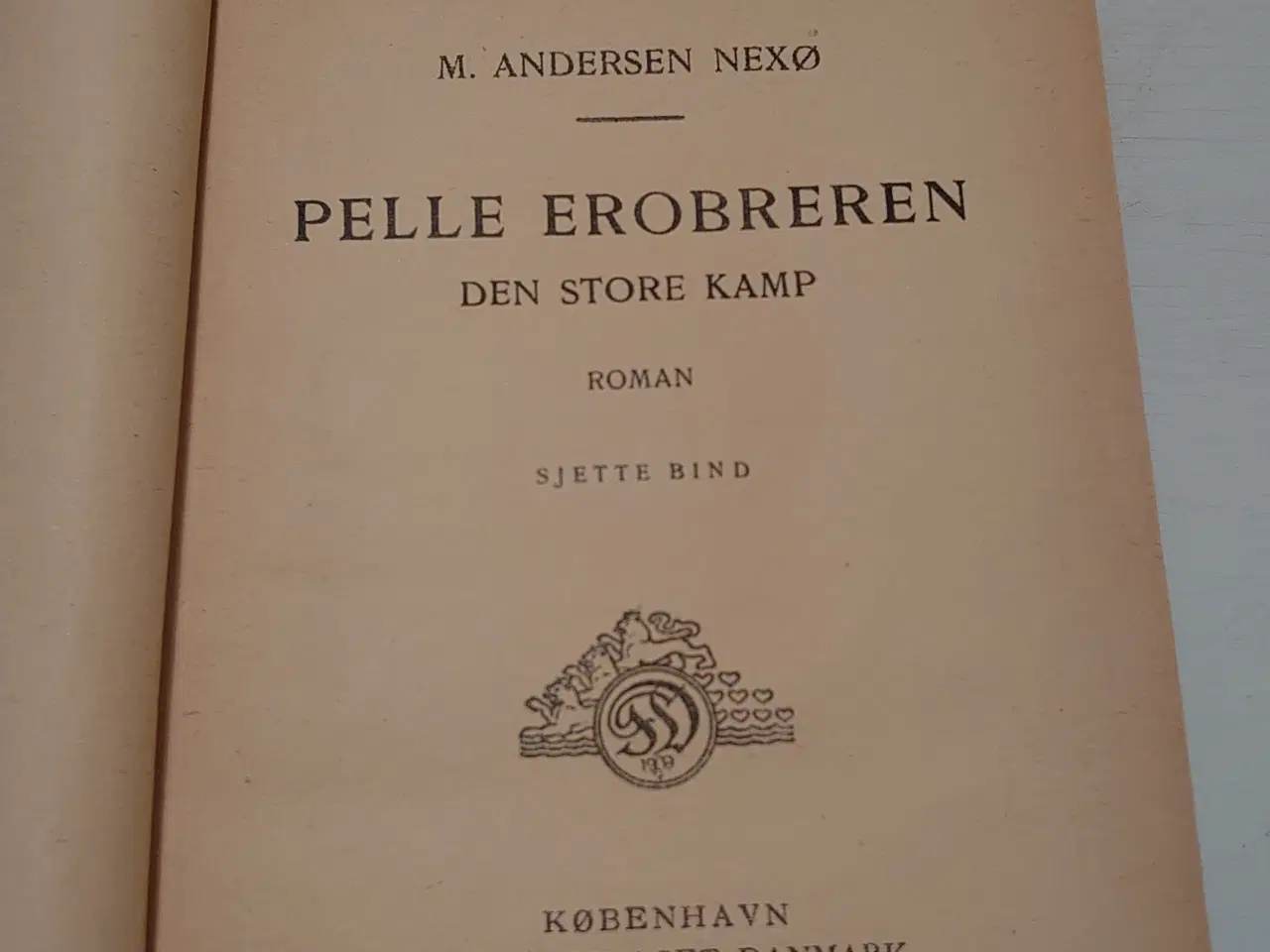 Billede 2 - M. Andersen Nexø: Pelle Erobreren. bind 1-6.1915.