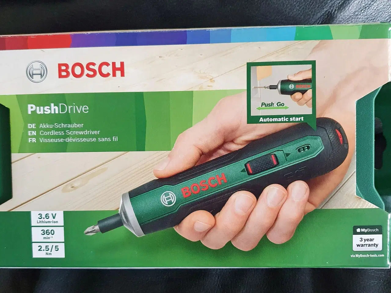 Billede 1 - Bosch PushDrive skruemaskine