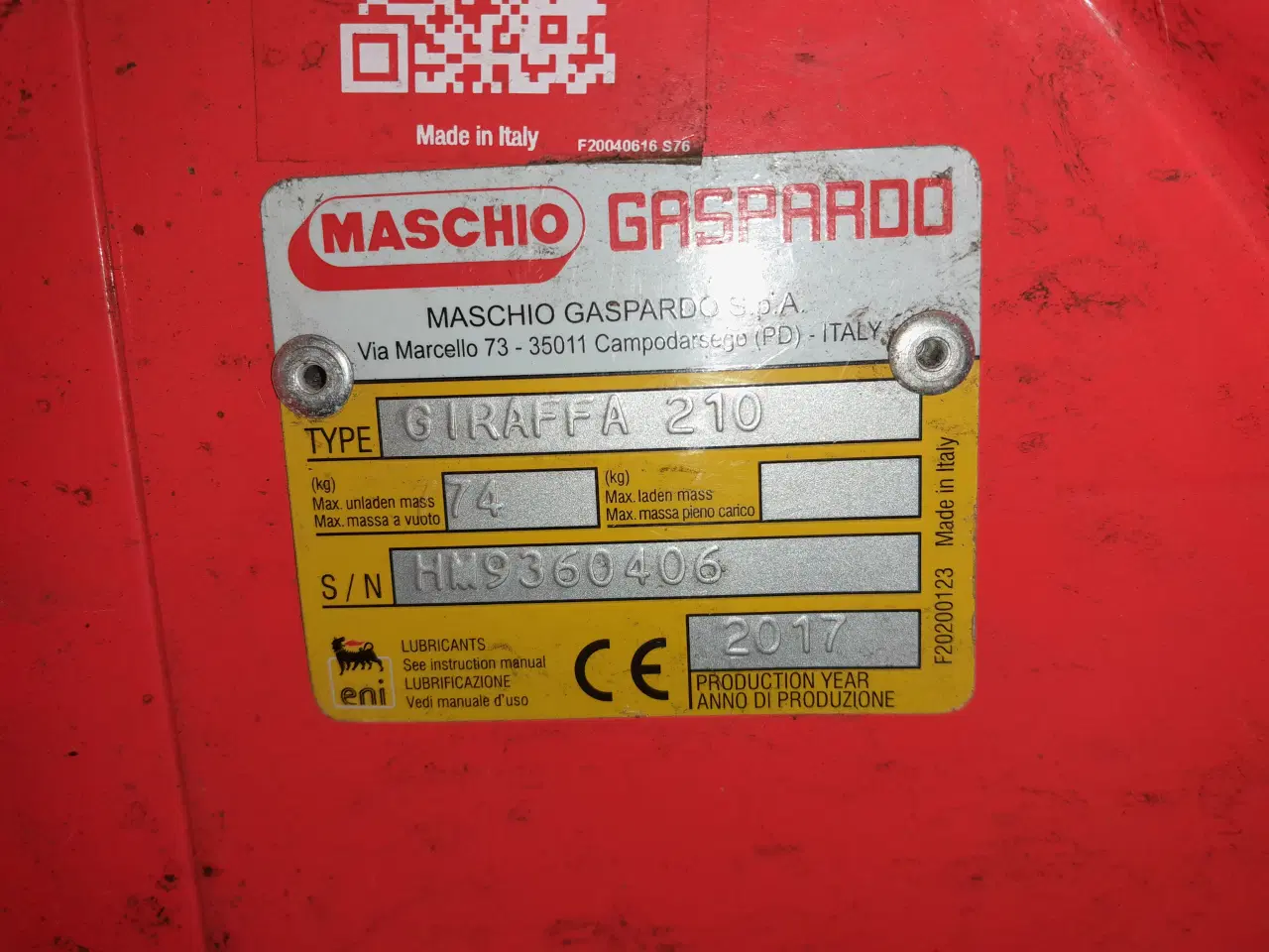 Billede 8 - Maschio Giraffa 210