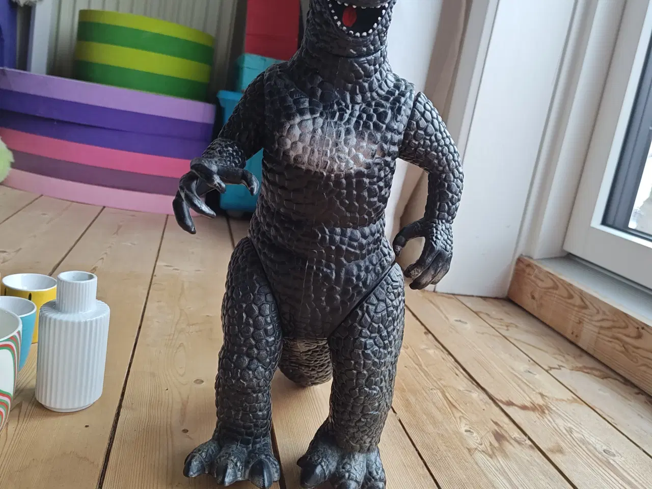 Billede 2 - STOR Gojira Godzilla Dukke