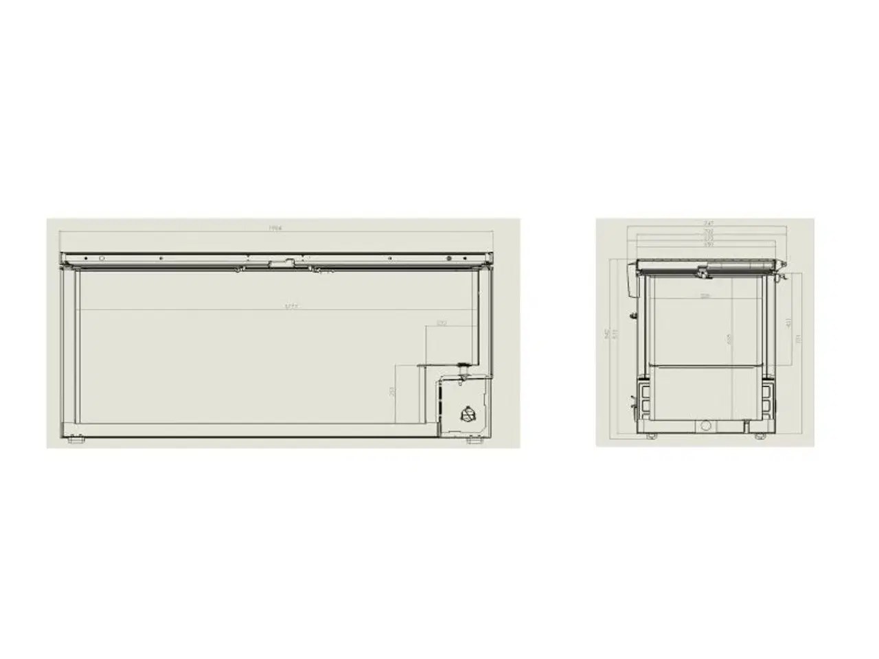 Billede 2 - Professionel kummefryser – 635 liter