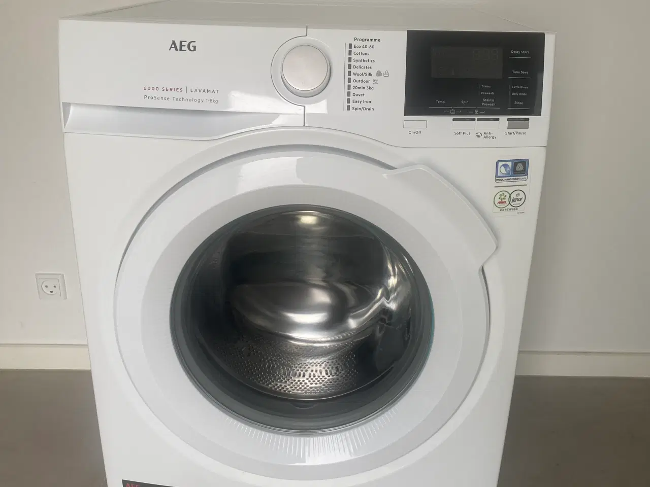 Billede 1 - AEG 6000 Series ProSense Vaskemaskine