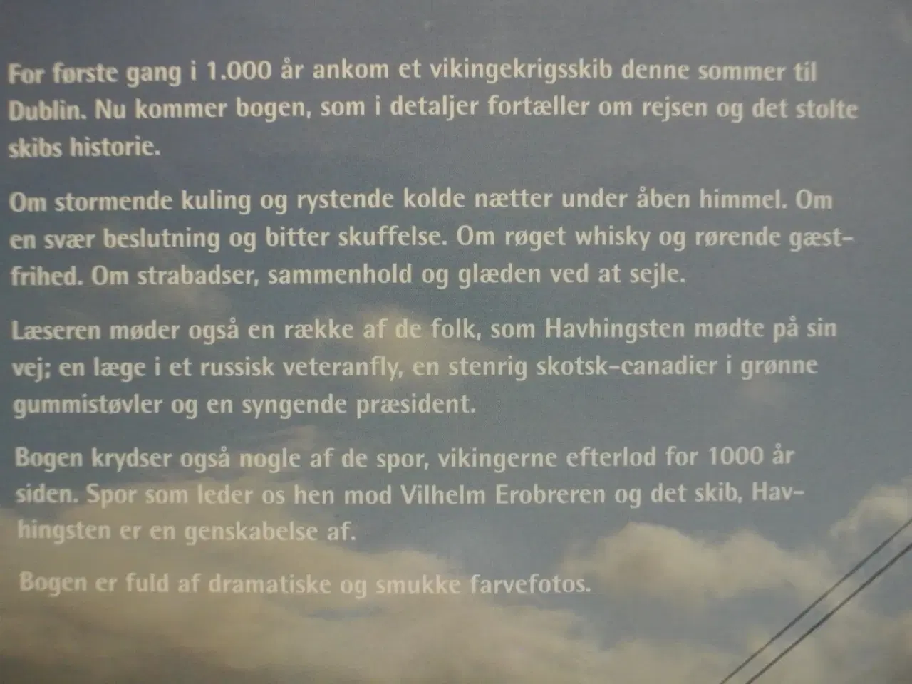 Billede 3 - på vikingetogt med havhingsten - et krigsskib vend