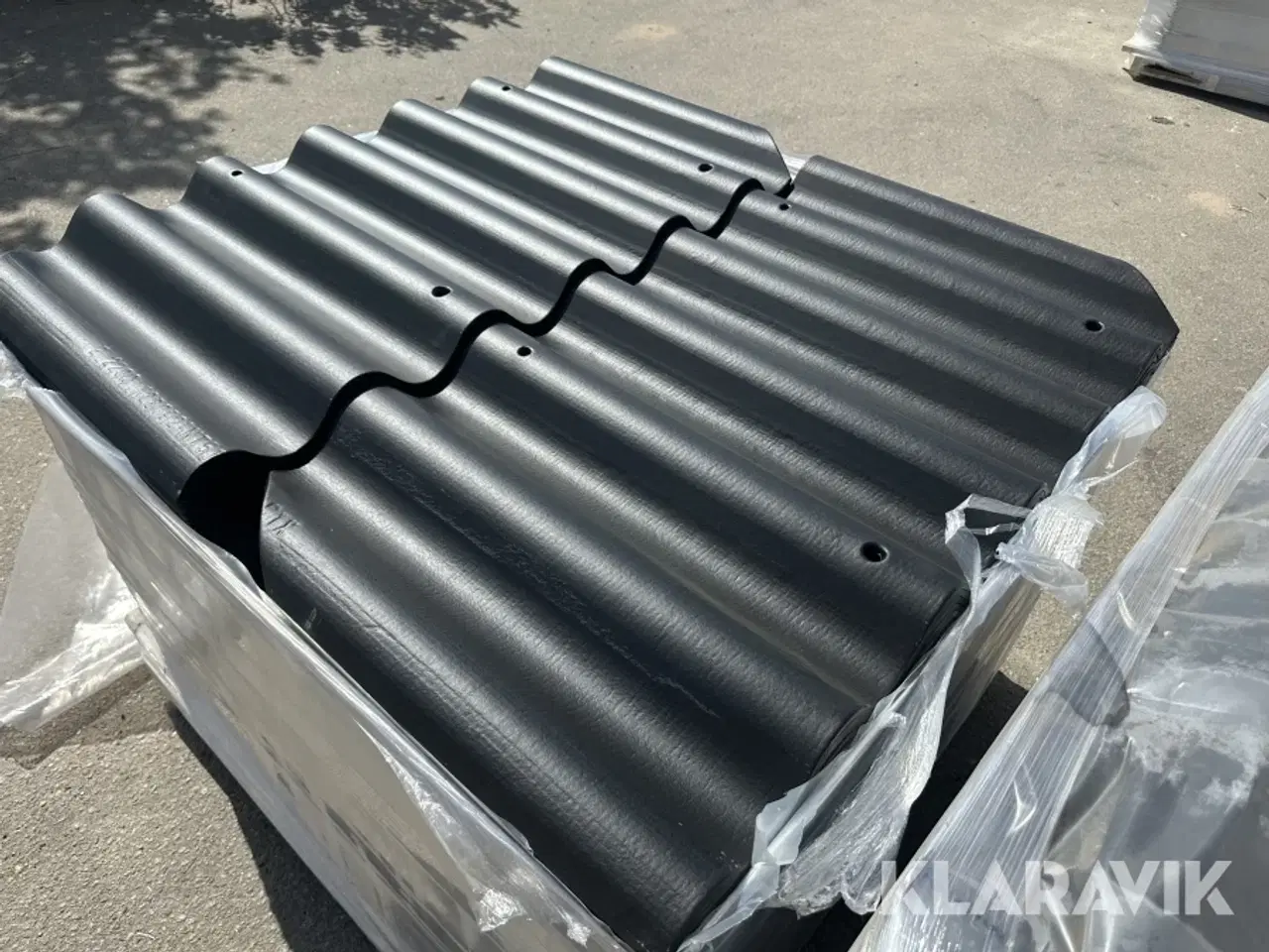 Billede 11 - Bølgeplader Euronit 702 HJ/HU Sort - 300 styks