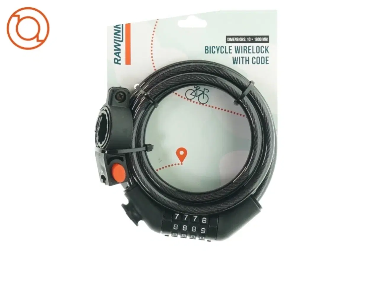 Billede 1 - Cykel lås med kode fra Rawlink (str. 180 cm)