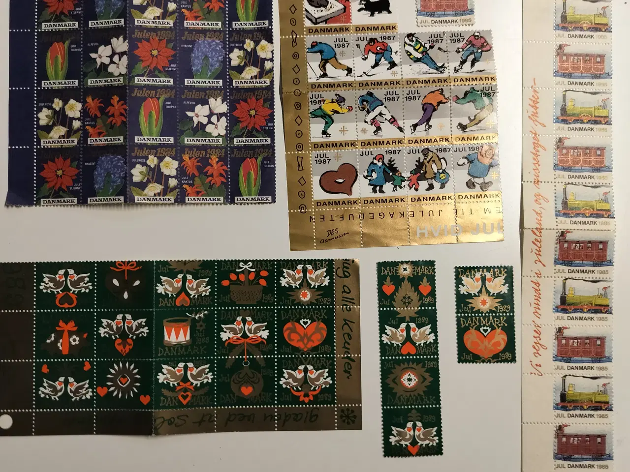 Billede 7 - julefrimærker 400 stk blandet