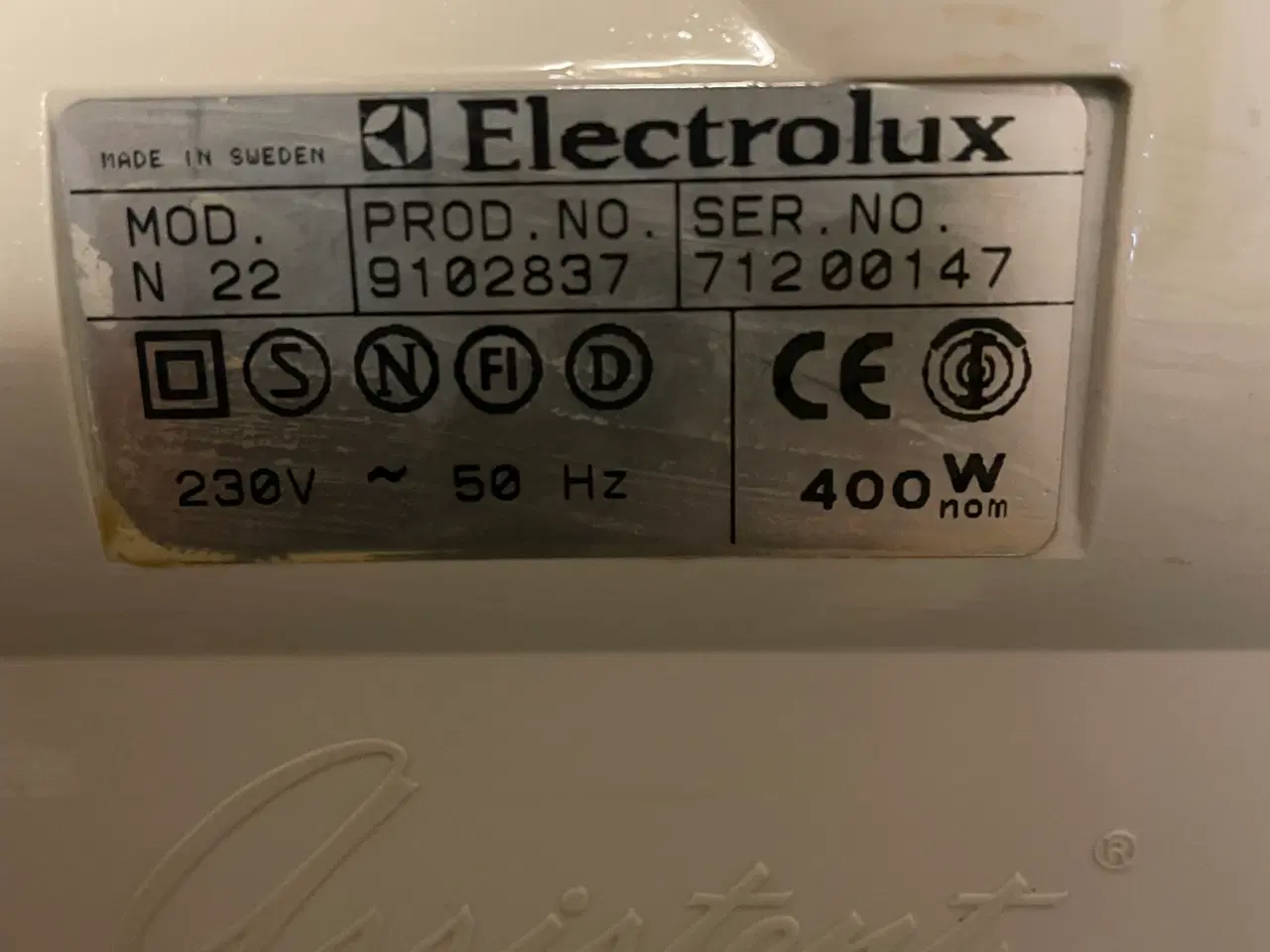 Billede 7 - røremaskine. electrolux