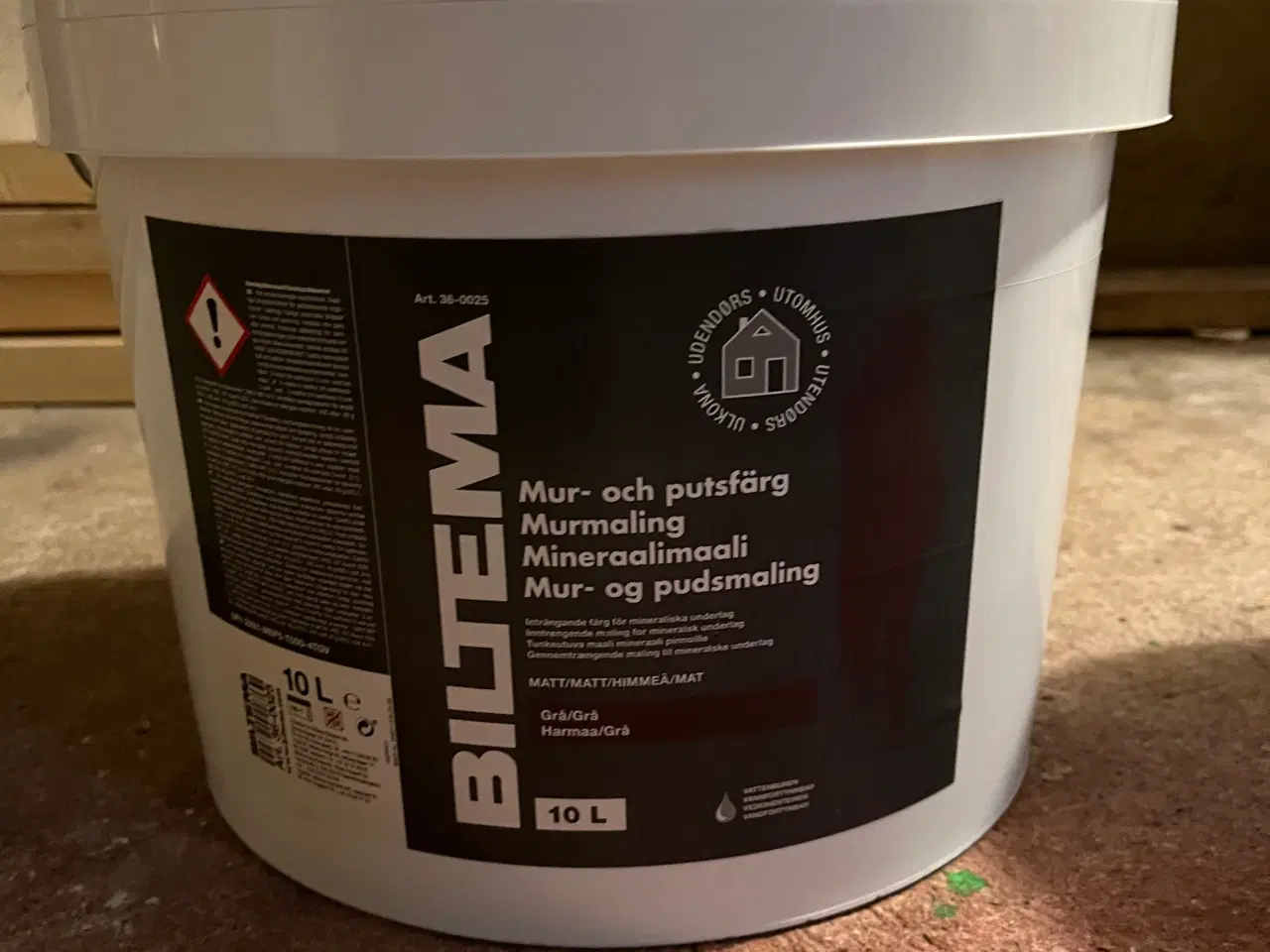 Billede 1 - Mur og pudsmaling harmaa grå 