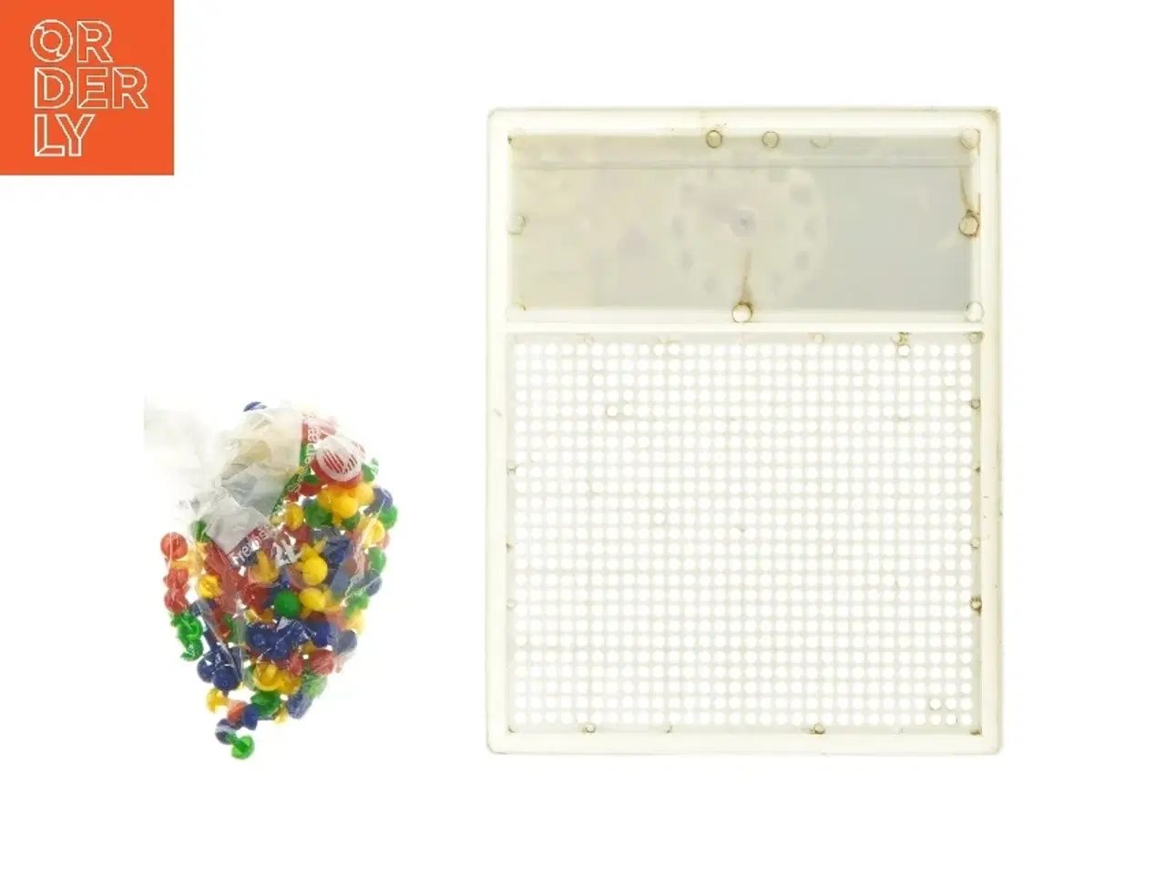 Billede 2 - Perleplade med urmotiv (str. 21x17 cm)