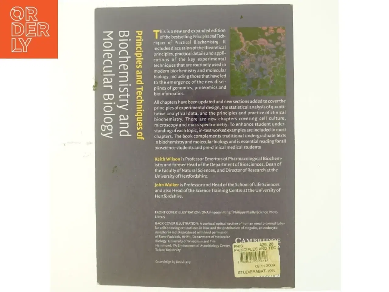 Billede 3 - Principles and techniques of biochemistry and molecular biology (Bog)