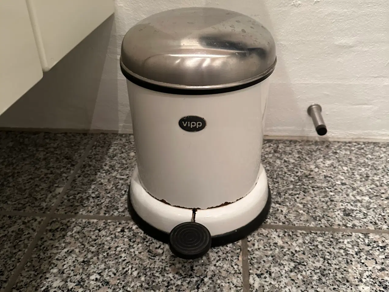 Billede 1 - Vipp gulvspand, hvid