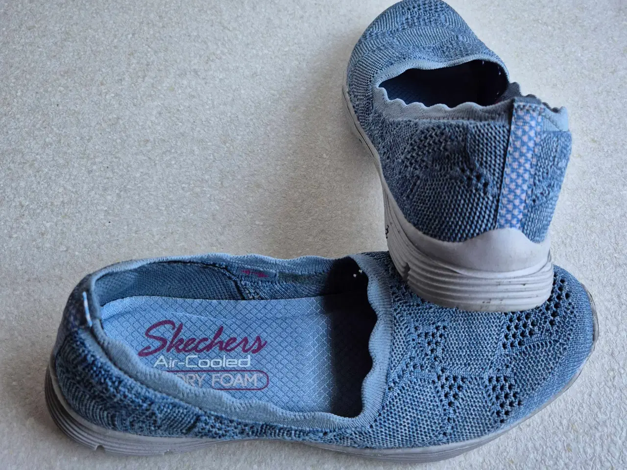 Billede 3 - Blå skechers loafers, str 36