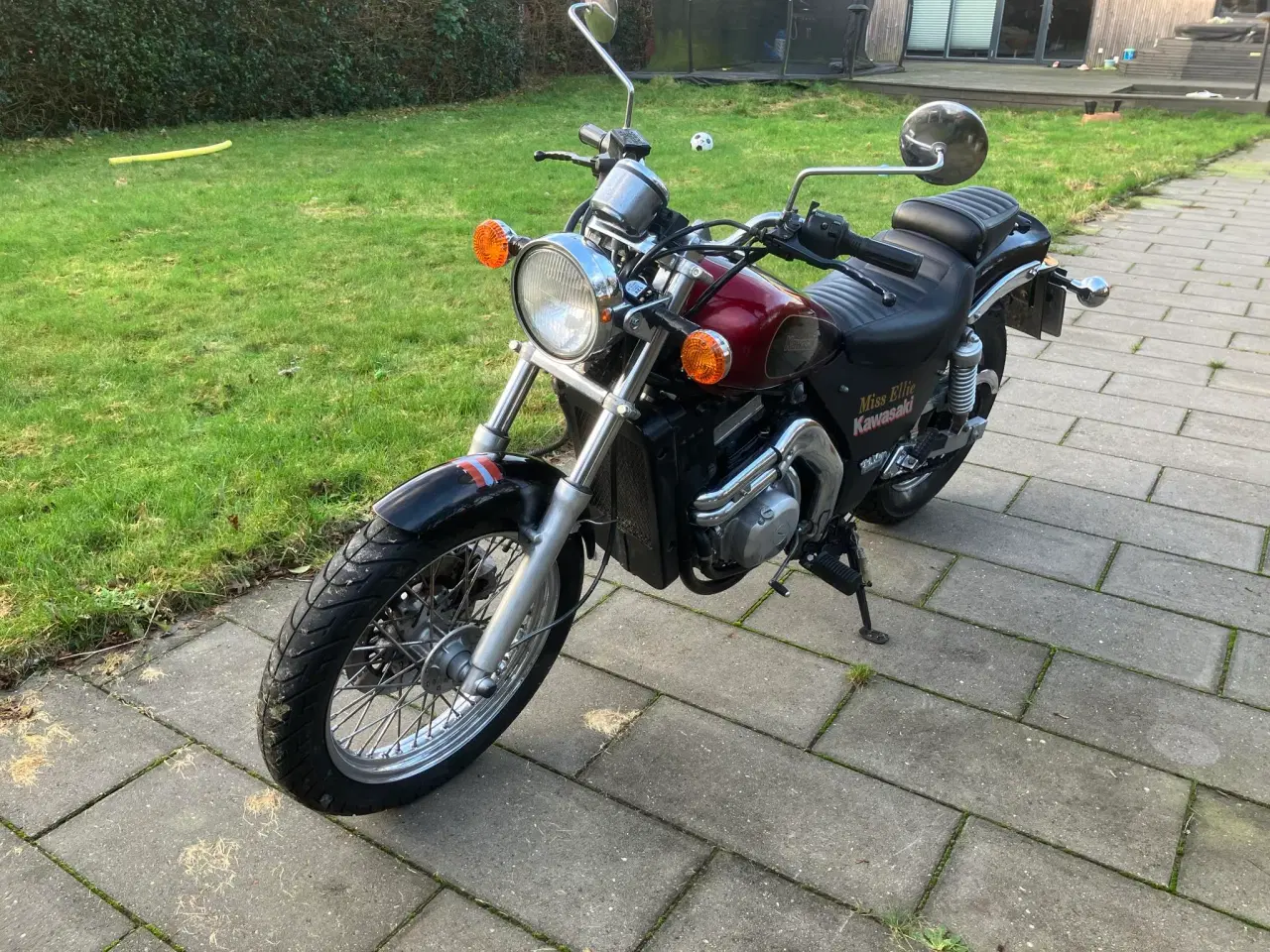 Billede 3 - Motorcykel Kawasaki EL205 vandkølet.