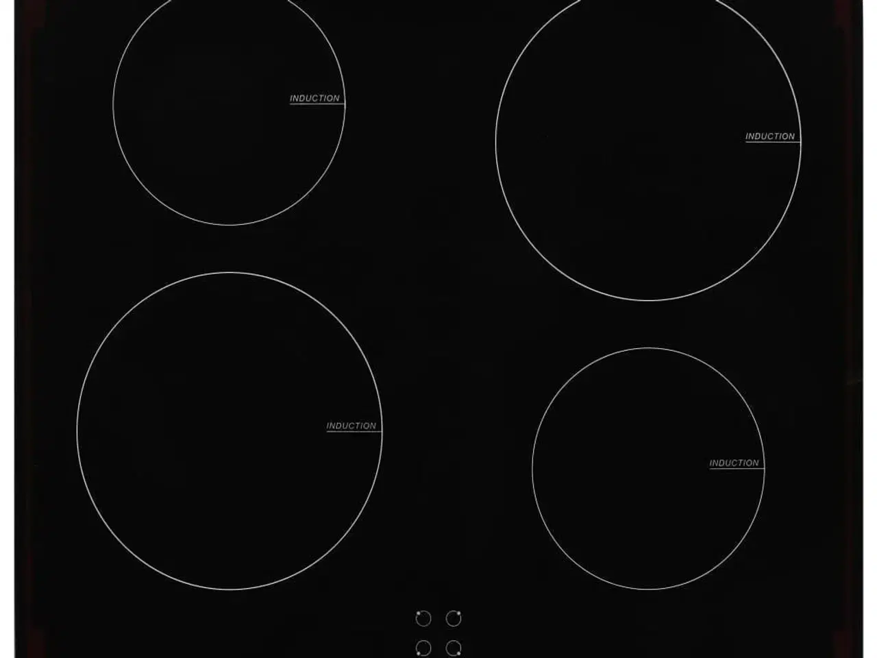 Billede 1 - Induktionskogeplade med 4 brændere Touch Control glas 7000 W
