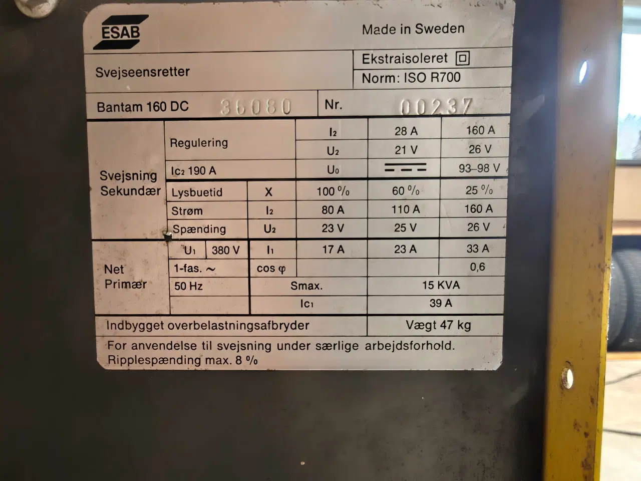 Billede 3 - ESAB svejseværk 
