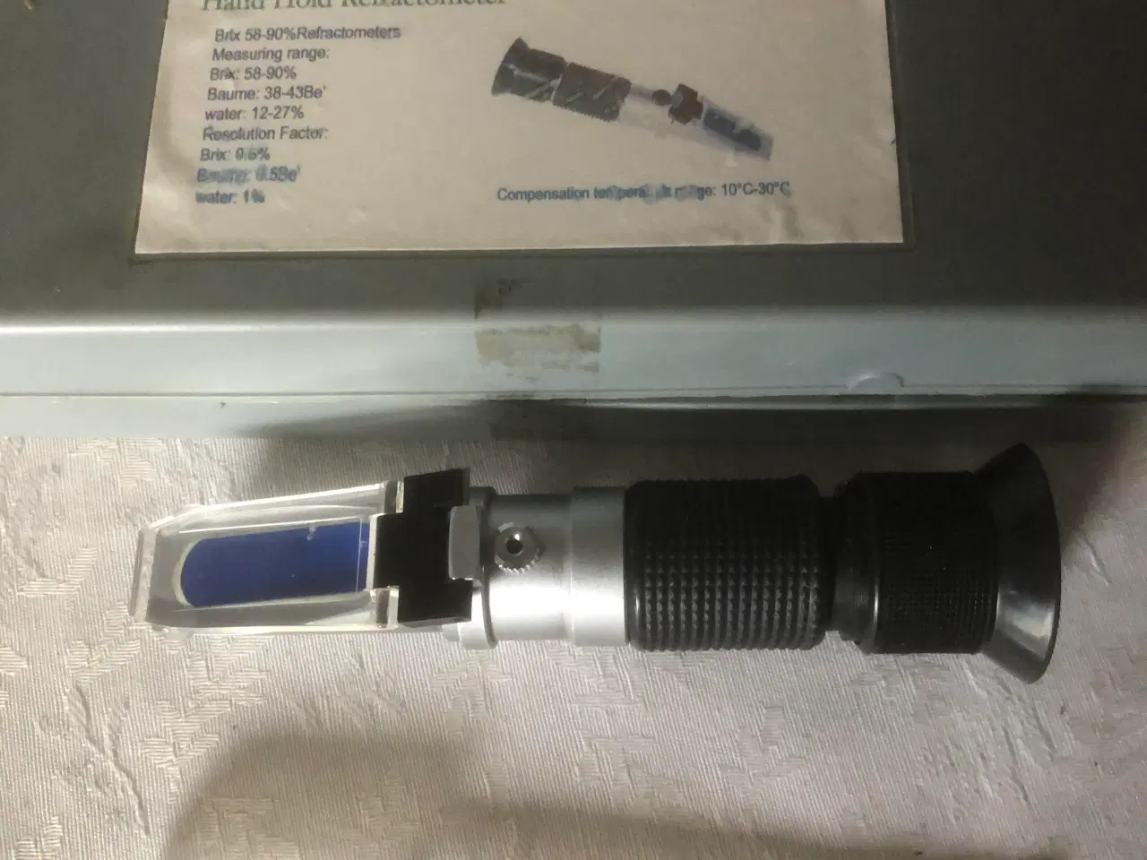 Billede 1 - Tavlevoks 12x10. Refractometer mm.