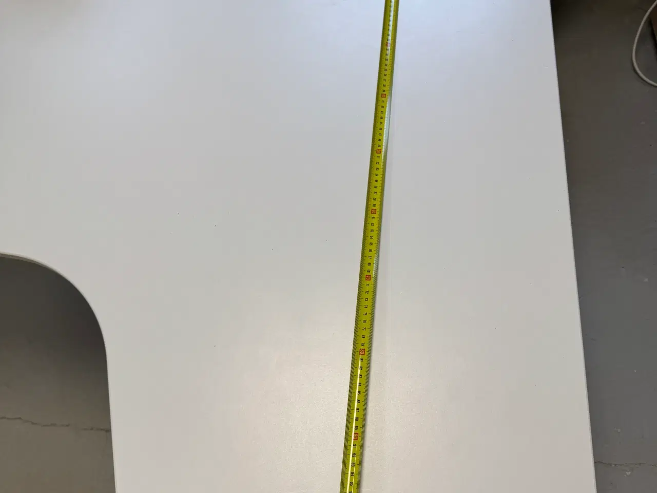 Billede 4 - Hæve sænkebord i hvid  