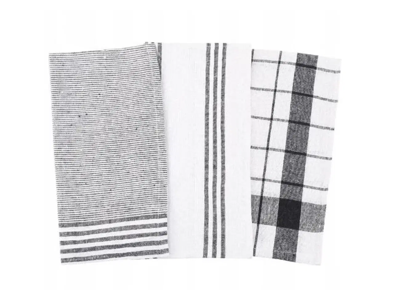 Billede 1 - 6 stk. moraj viskestykker 3-pak 45x65cm sort(ubrugt)