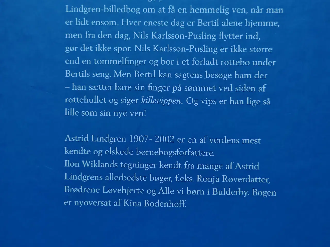 Billede 2 - Nils Karlsson-pusling flytter ind BOG