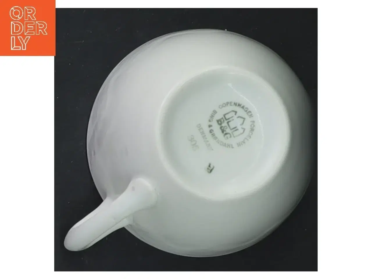 Billede 8 - B&G hvide kaffekopper samt underkopper (str. 7 underkopper (ø 14 cm), 5 kopper (5 cm) cm)