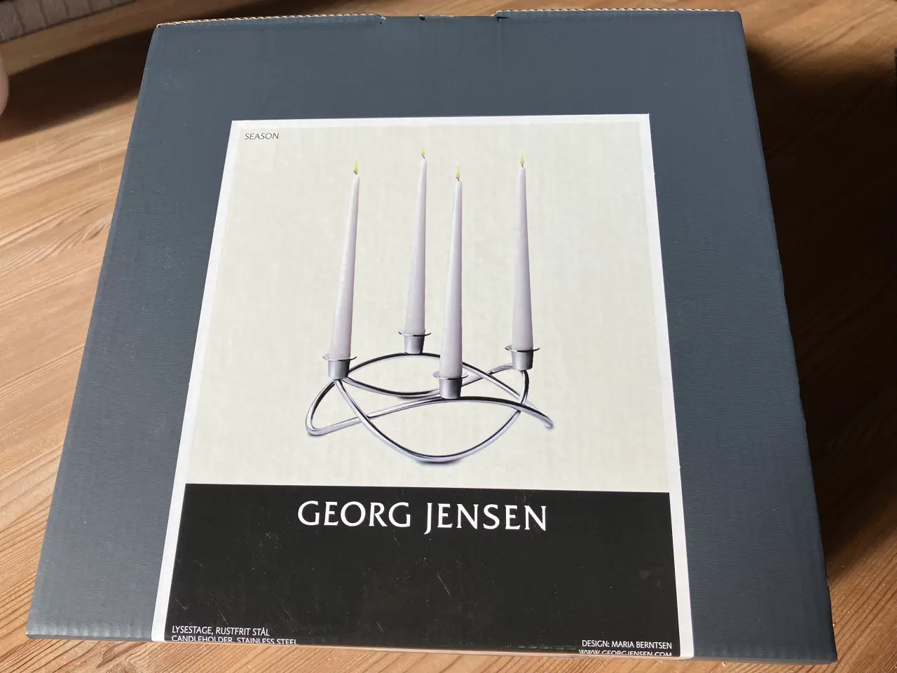 Billede 1 - Georg Jensen Season lysestage i rustfrit stål