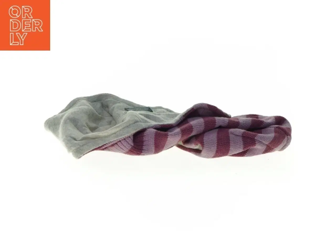 Billede 3 - Stripet hue i lilla og grå (str. 48 cm)