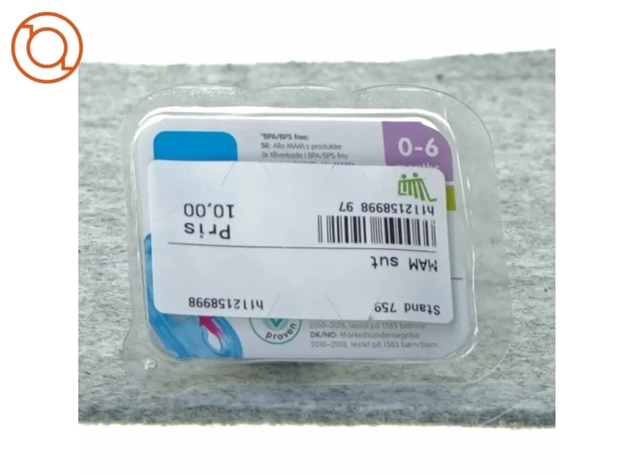 Billede 1 - Sut fra Mam (str. 7 x 5 cm)