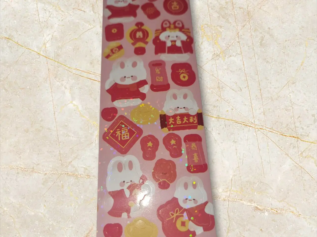 Billede 1 - Fejr Kinesisk Nytår – Klistermærker med Kaniner, G
