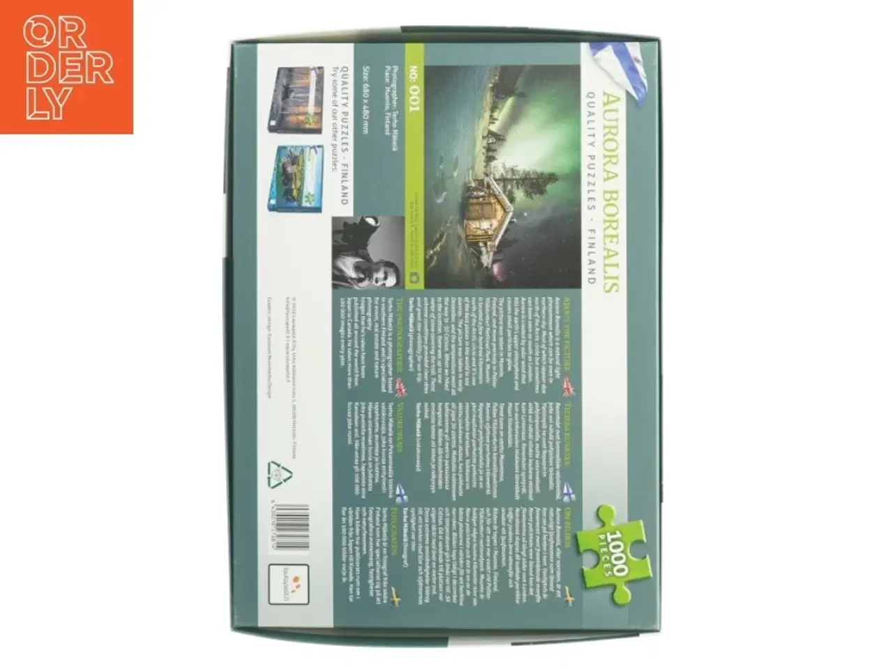 Billede 3 - Puslespil med Aurora Borealis motiv (str. 68 x 480 mm)