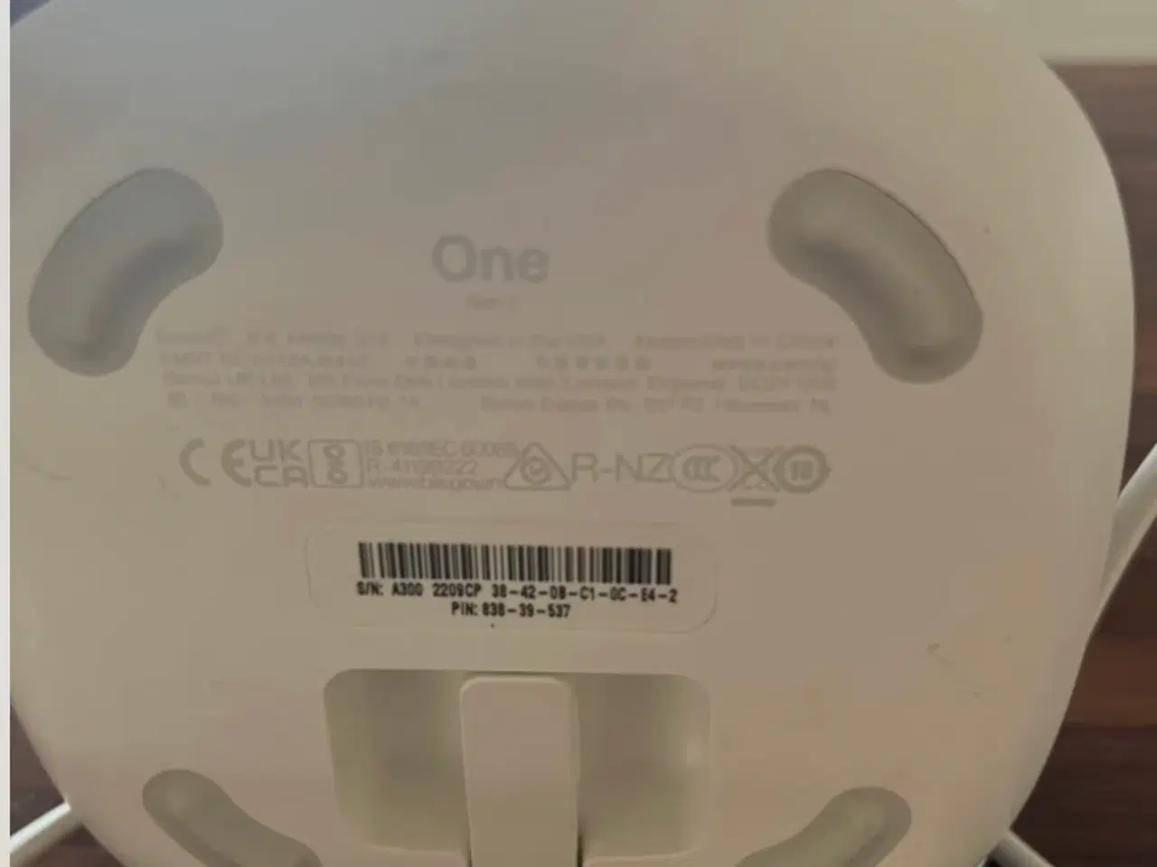 Billede 2 - 2 x Sonos One Trådløs Højtaler Hvid