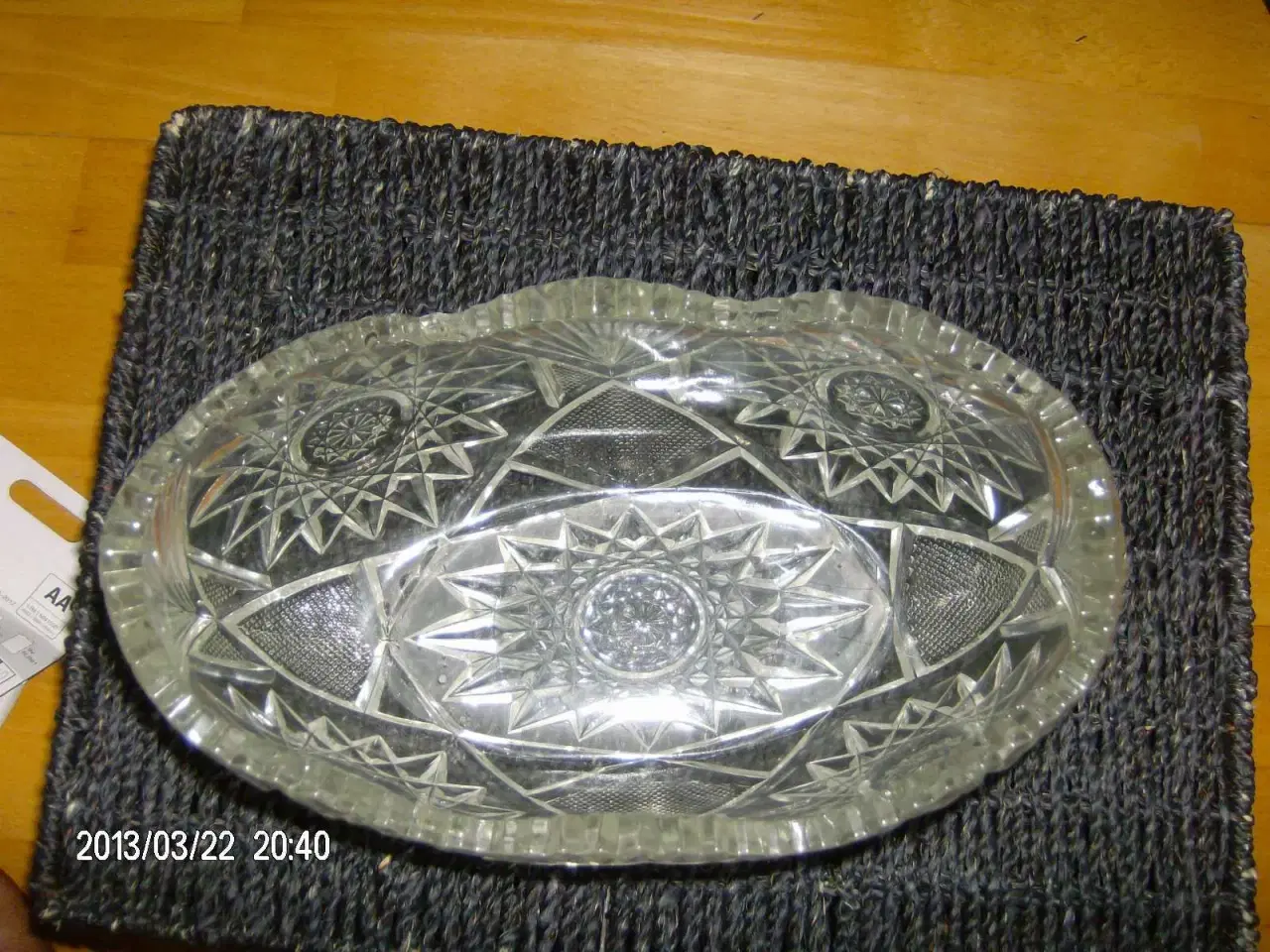 Billede 1 - Krystal skål 