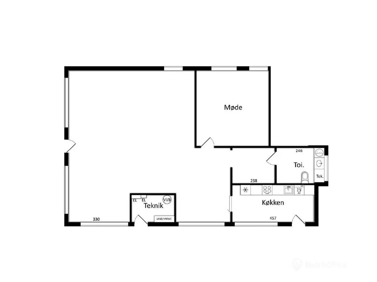 Billede 35 - Centralt beliggende erhvervs lokaler. til mange formål. Tilpasses efter ønske