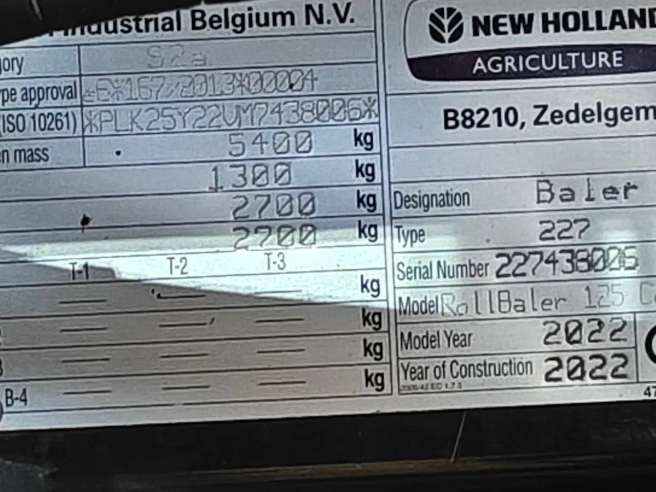 Billede 22 - New Holland RB 125 COMBI