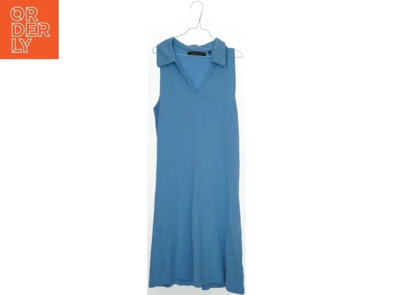 Billede 1 - Blå ærmeløs kjole fra emoi (str. S)
